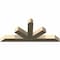Ekena Millwork Saratoga Rough Sawn Timber Gable Bracket, Douglas Fir, 48"W x 22"H x 4"D x 4"F, 11/12 Pitch GBW048X22X0404SAR00RDF - alternate 2